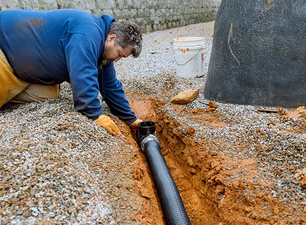 Sewer Pipe Burst Replacement in Nobleton, Ontario