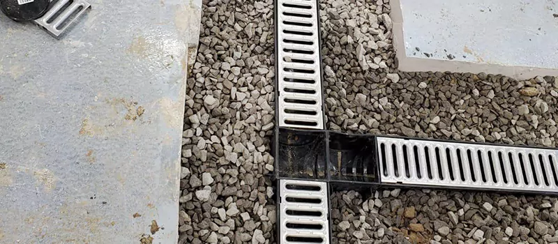 Storm Water Trench Drain Repair in Nobleton, ON